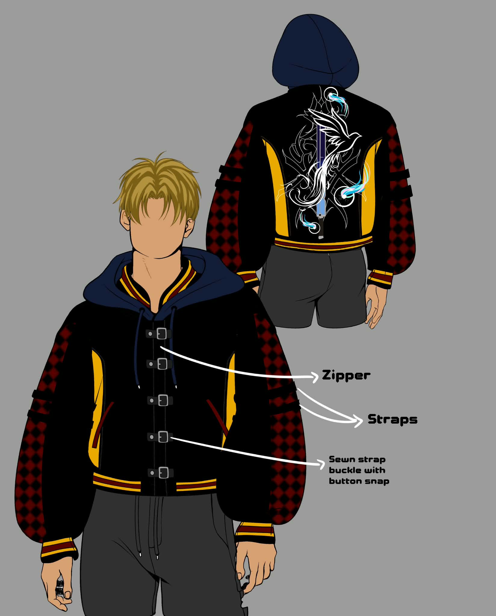 (PRE-ORDER) Vengeful Soul Oversized Varsity