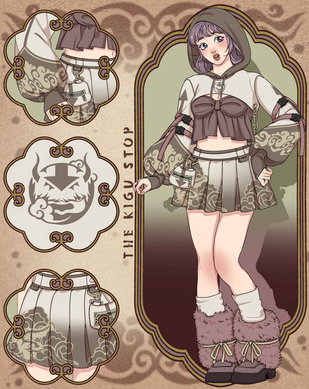 Bison Skater Skirt ONLY