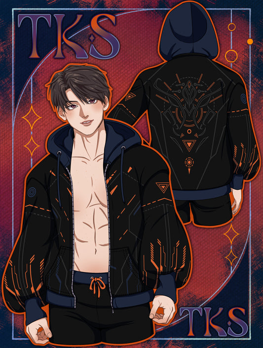 (PRE-ORDER) Caleb Oversized Zip Hoodie