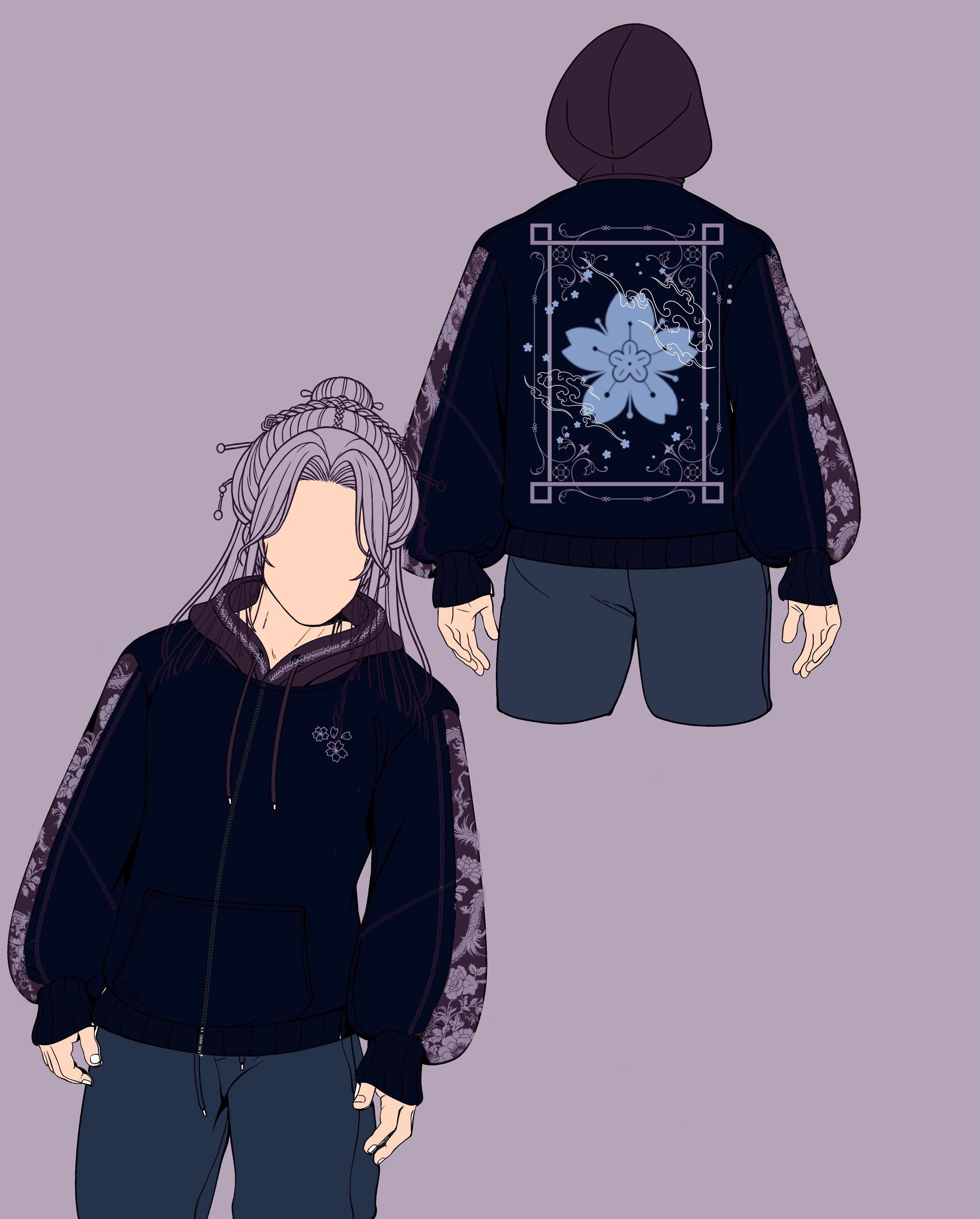 (PRE-ORDER) The Moon Prince Oversized Zip Hoodie