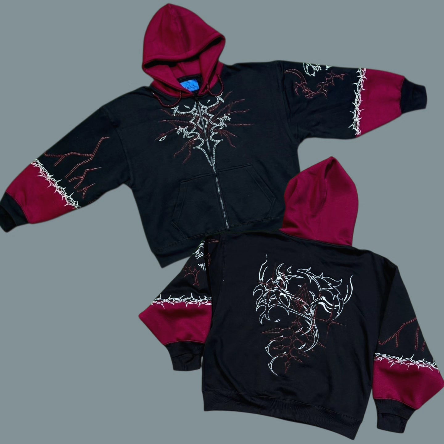 (READY TO SHIP) Sylus Oversized Zip Hoodie