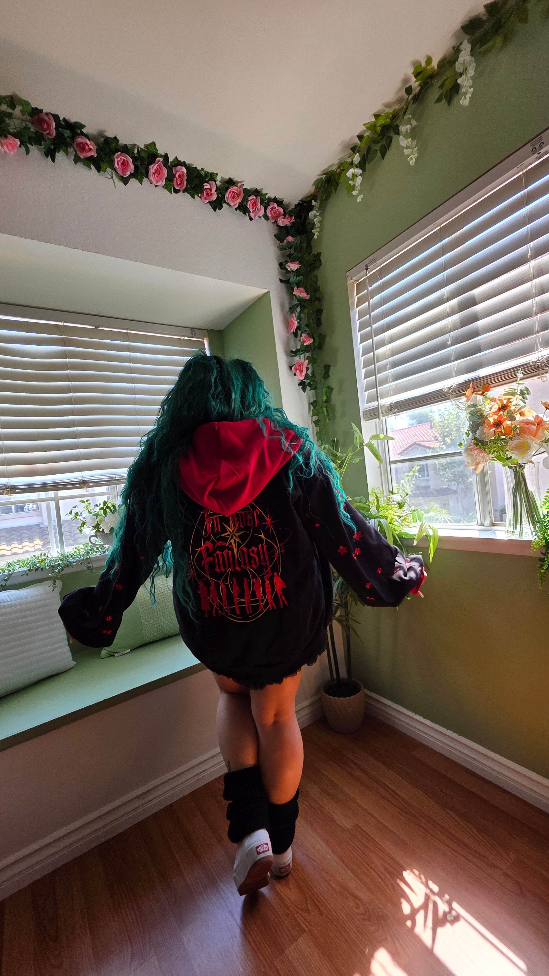 (READY TO SHIP) Dark Fantasy Oversized Zip Hoodie