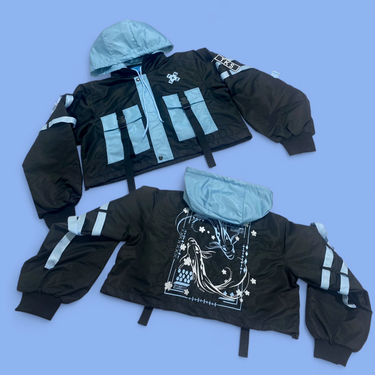 (PRE-ORDER) Koi Fish Oversized Mid Crop Tech