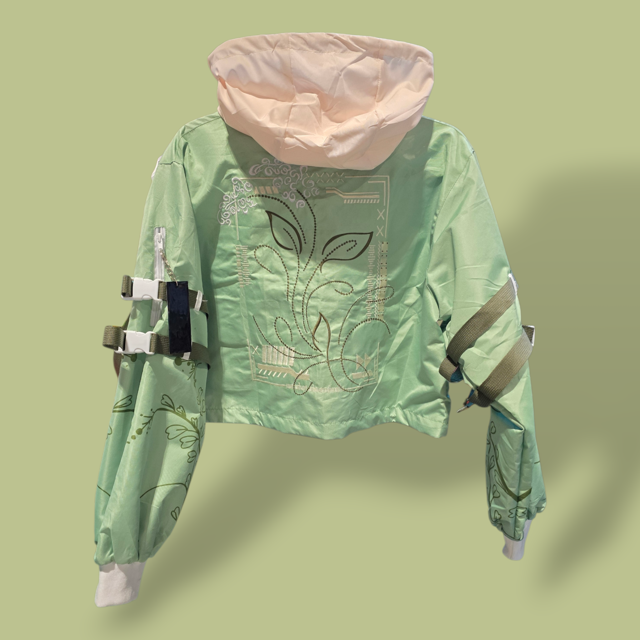 (READY TO SHIP) Lily of the Valley Oversized Mid Crop Tech