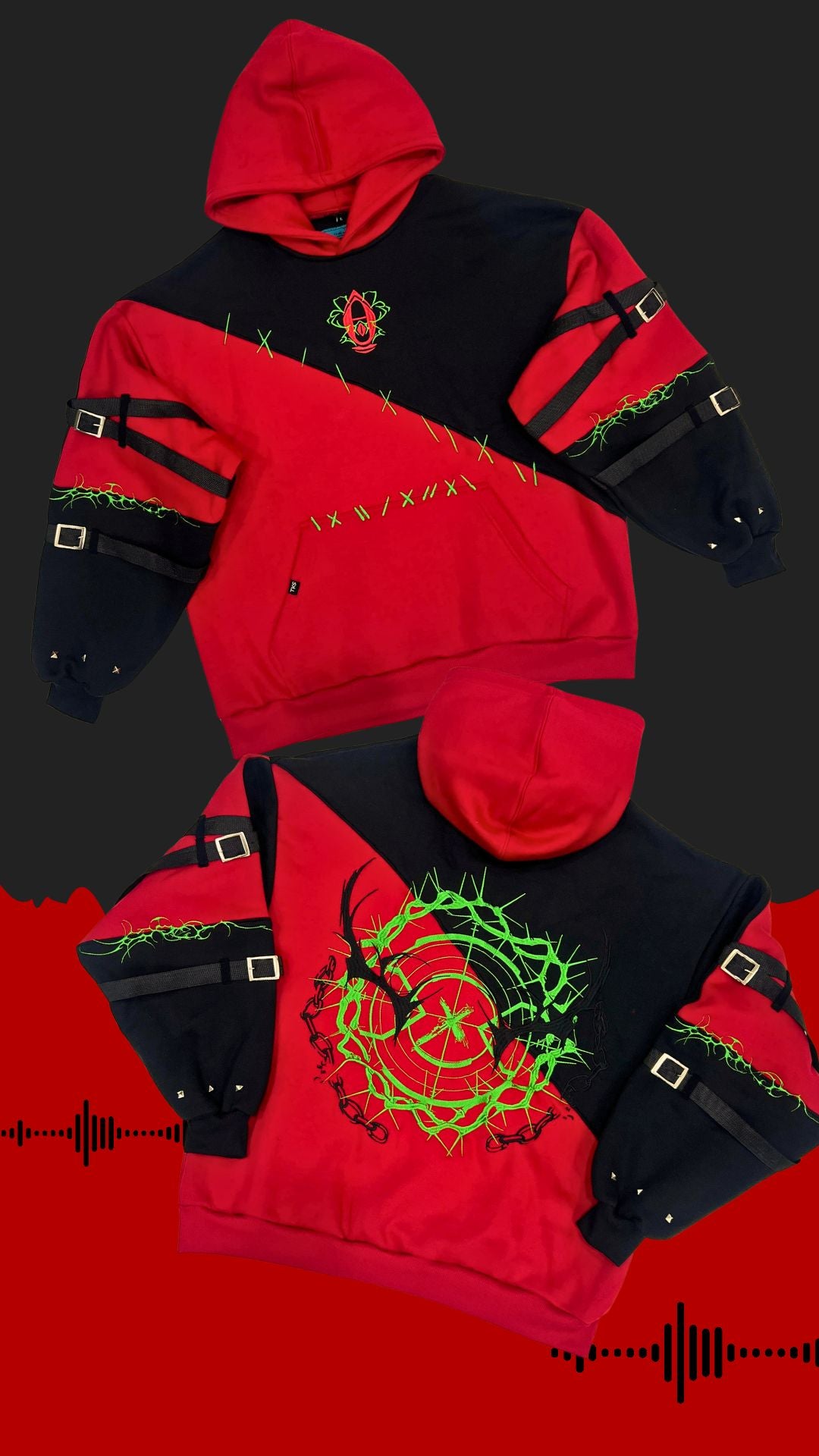 (PRE-ORDER) Deer Demon Oversized Hoodie
