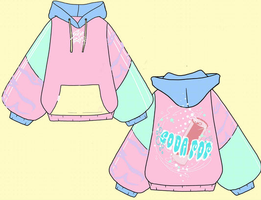 (STOCK DROP) Soda Pop Oversized Hoodie