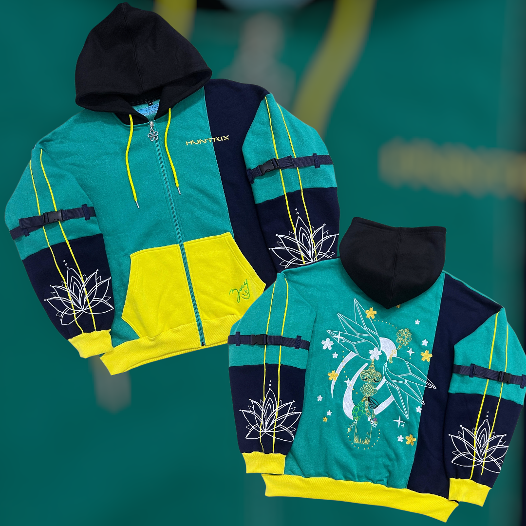 (PRE-ORDER) Two Worlds Oversized Zip Hoodie