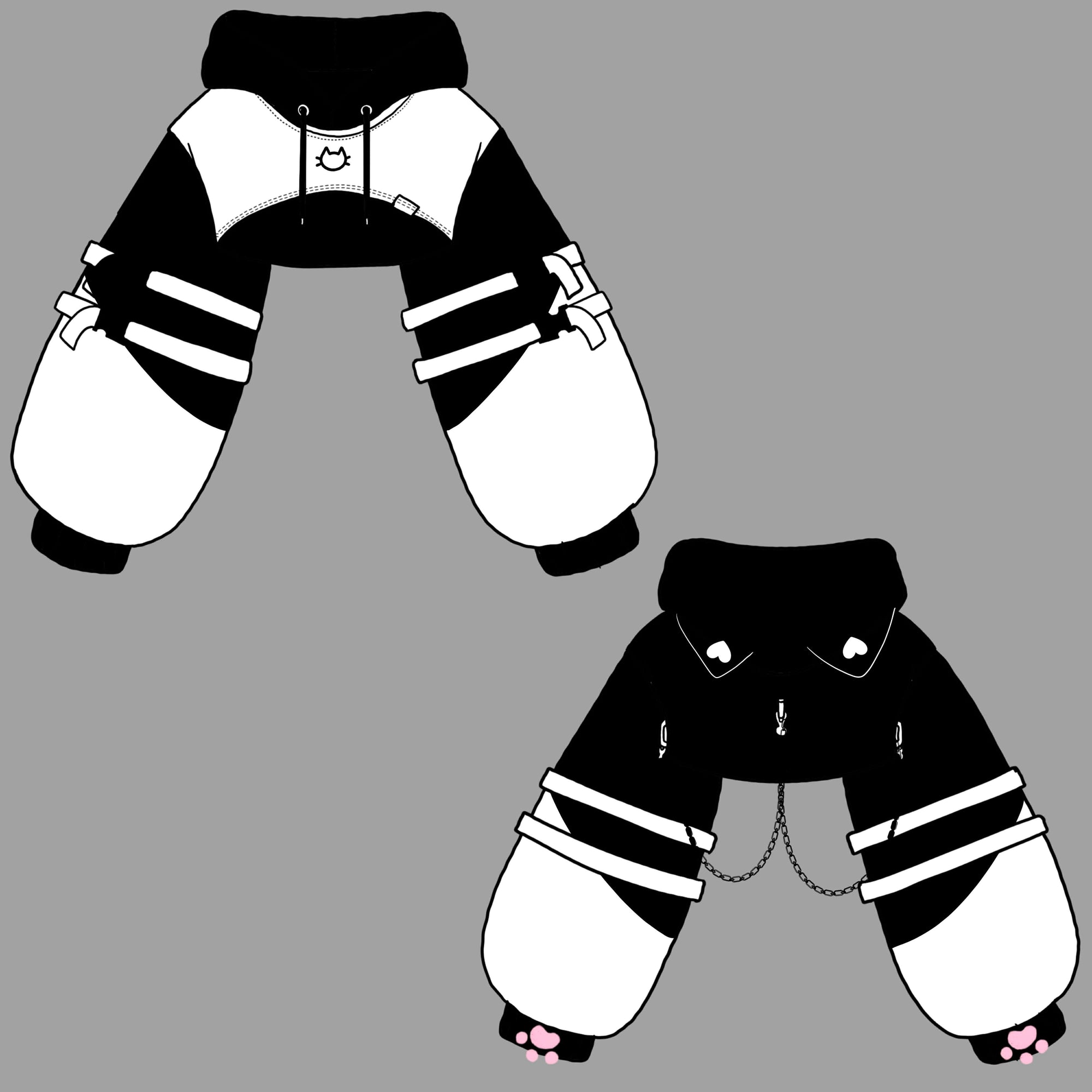 (PRE-ORDER) Tuxedo Cat Shruggie