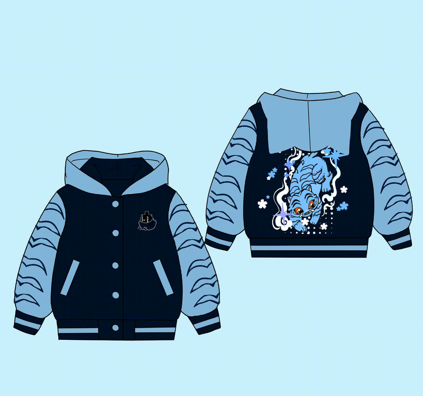 (STOCK DROP) Kid Tiger Varsity