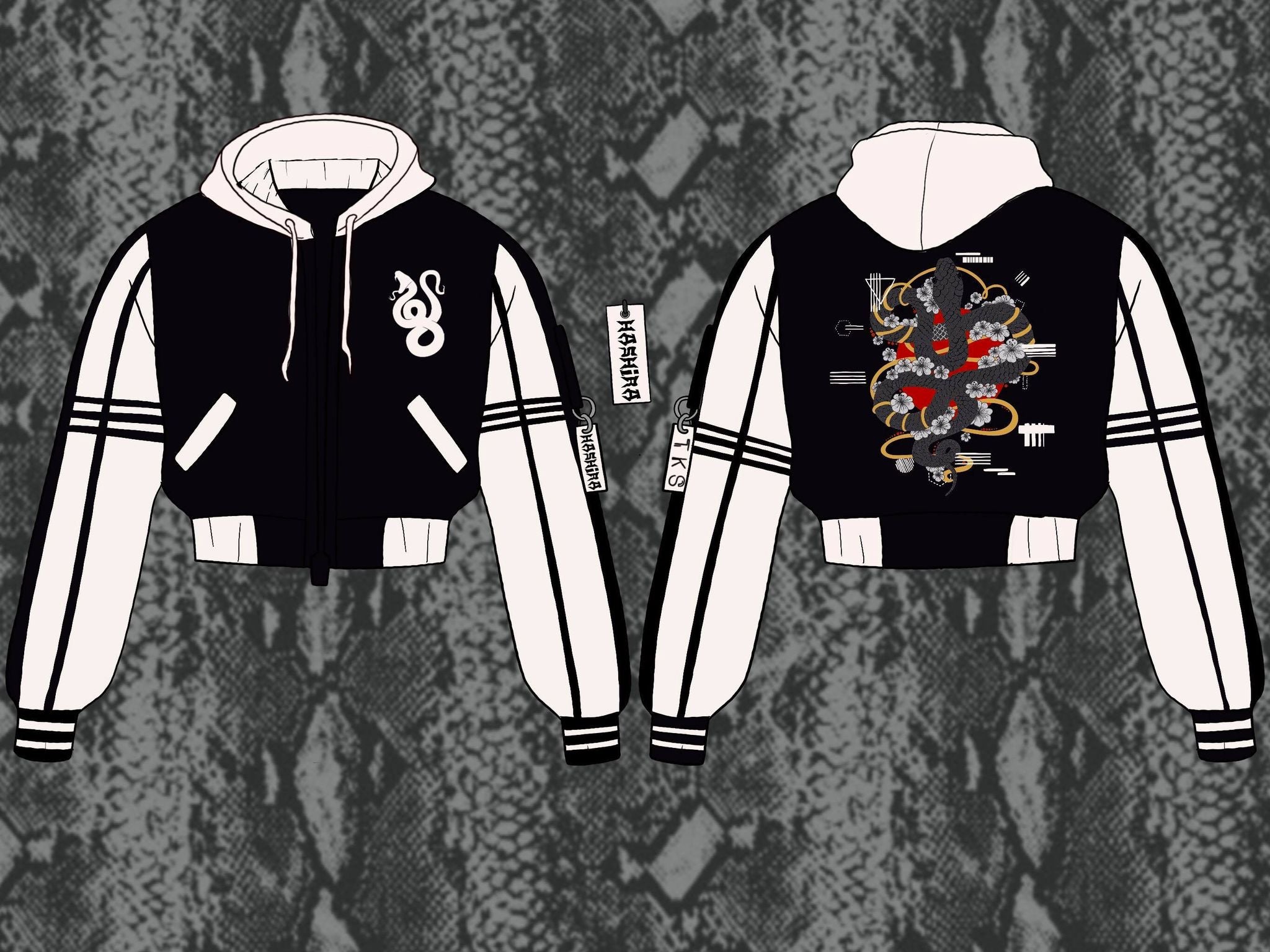 (PRE-ORDER) Hashira of Snakes Oversized Varsity