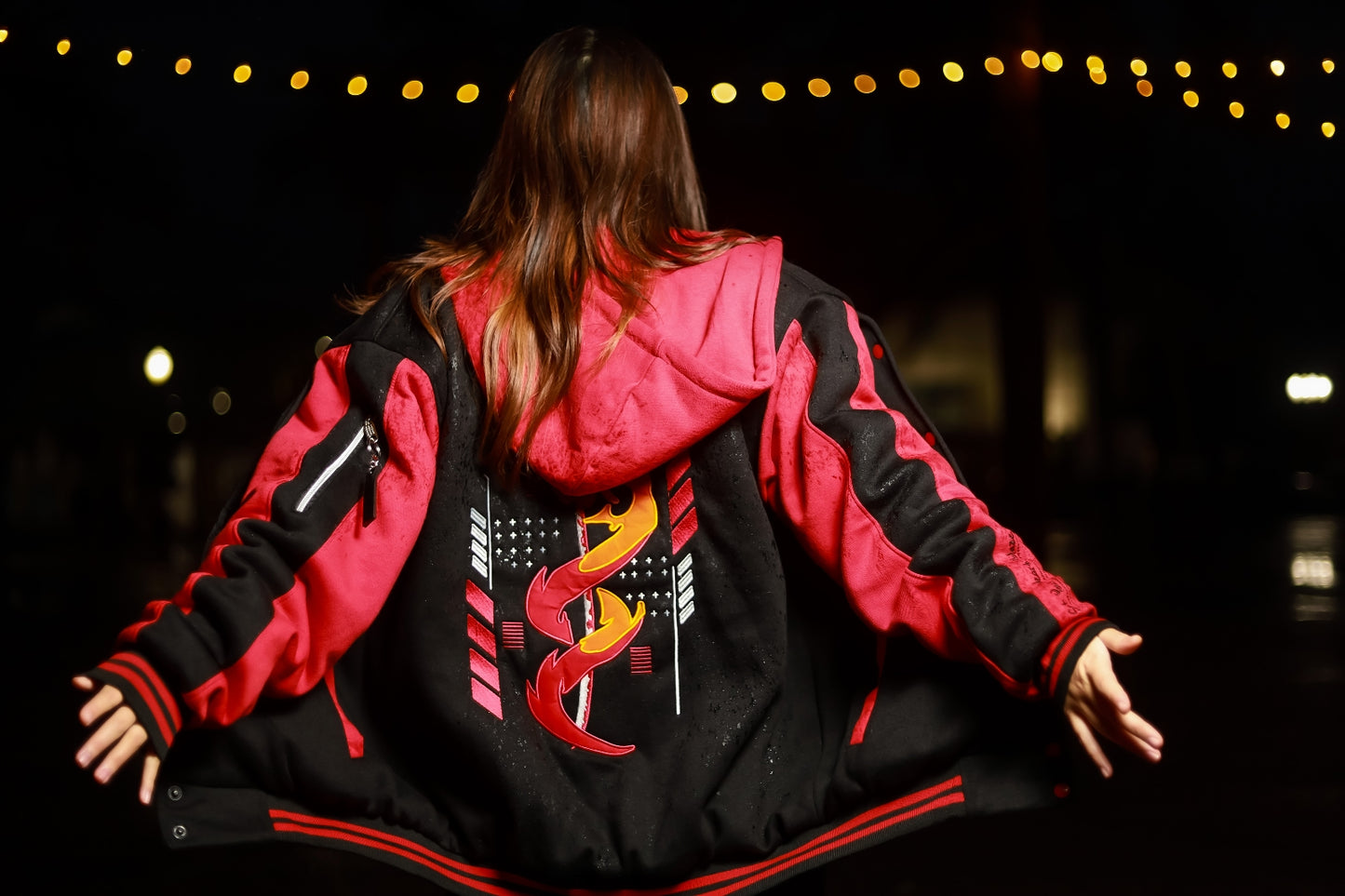 (PRE-ORDER STOCK DROP) Set Your Heart Ablaze Oversized Varsity