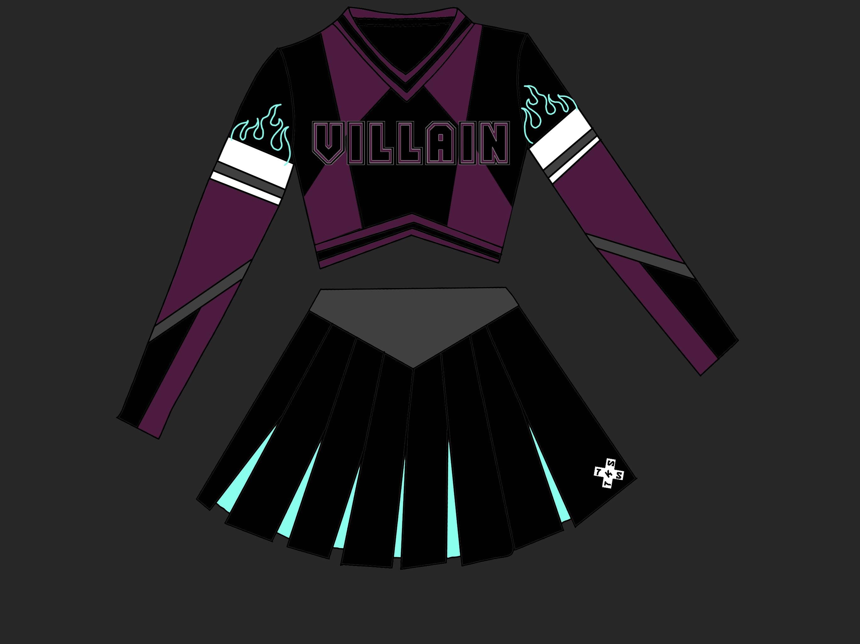 (PRE-ORDER) Dark Flame Cheer Fit