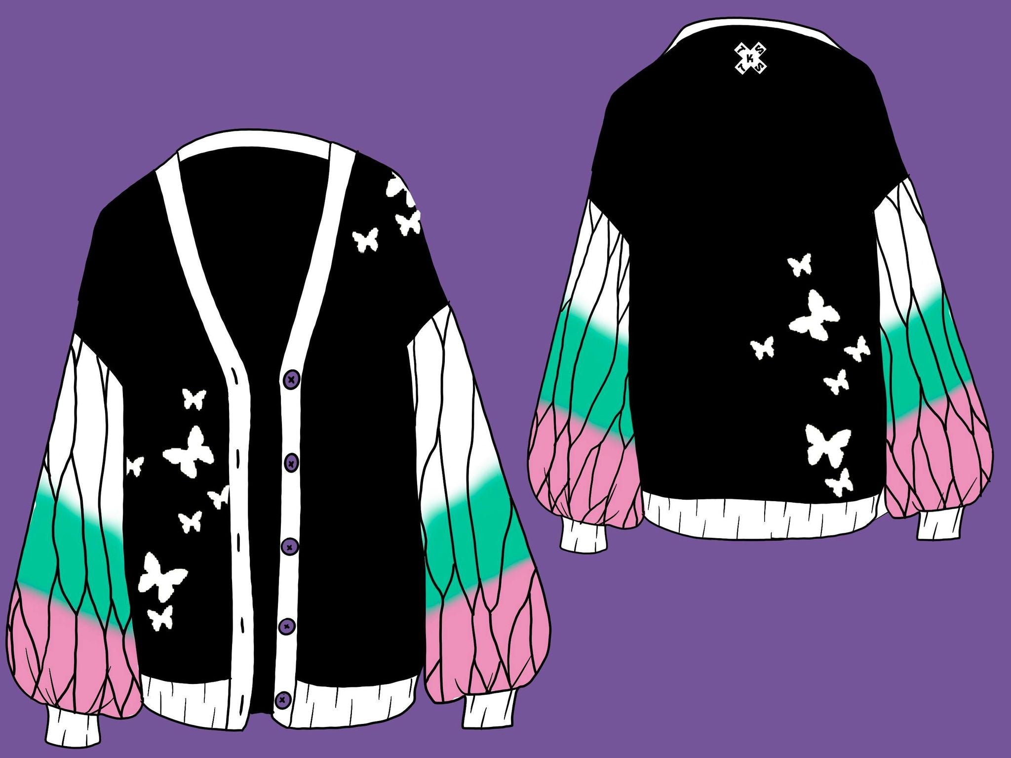 (PRE-ORDER LIMITED RUN) Butterfly Queen Cardigan