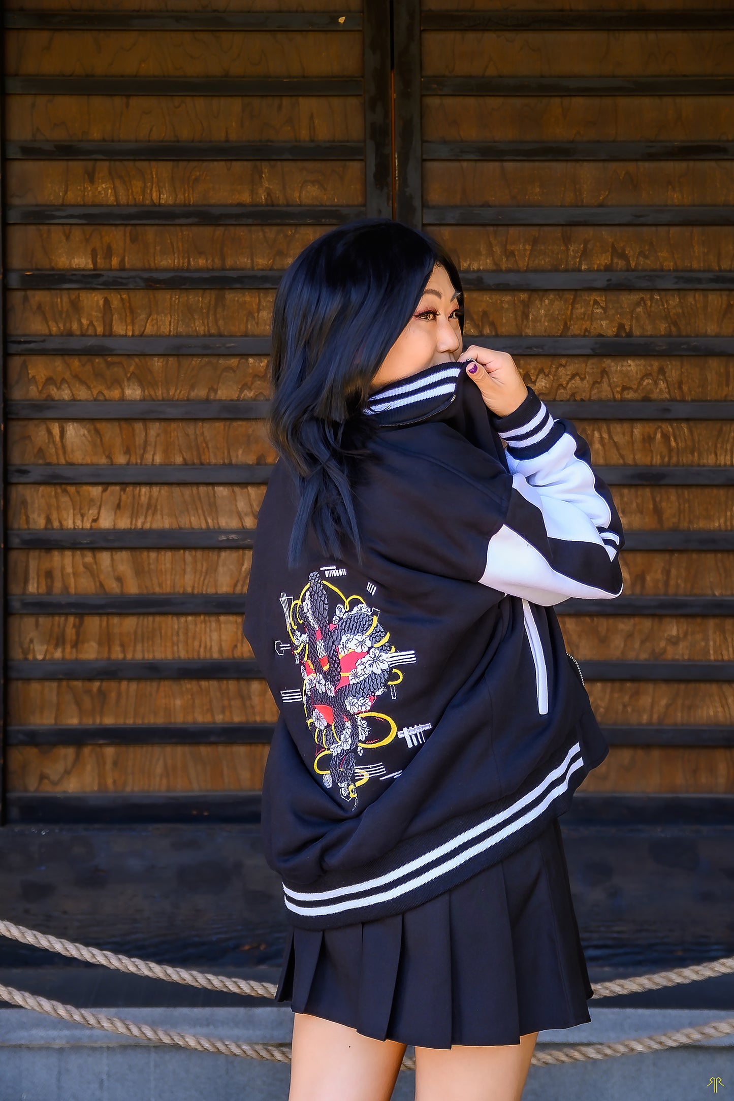 (PRE-ORDER STOCK DROP) Hashira of Snakes Oversized Varsity