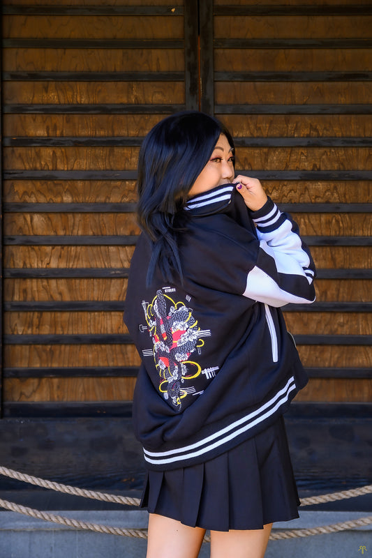 (PRE-ORDER STOCK DROP) Hashira of Snakes Oversized Varsity