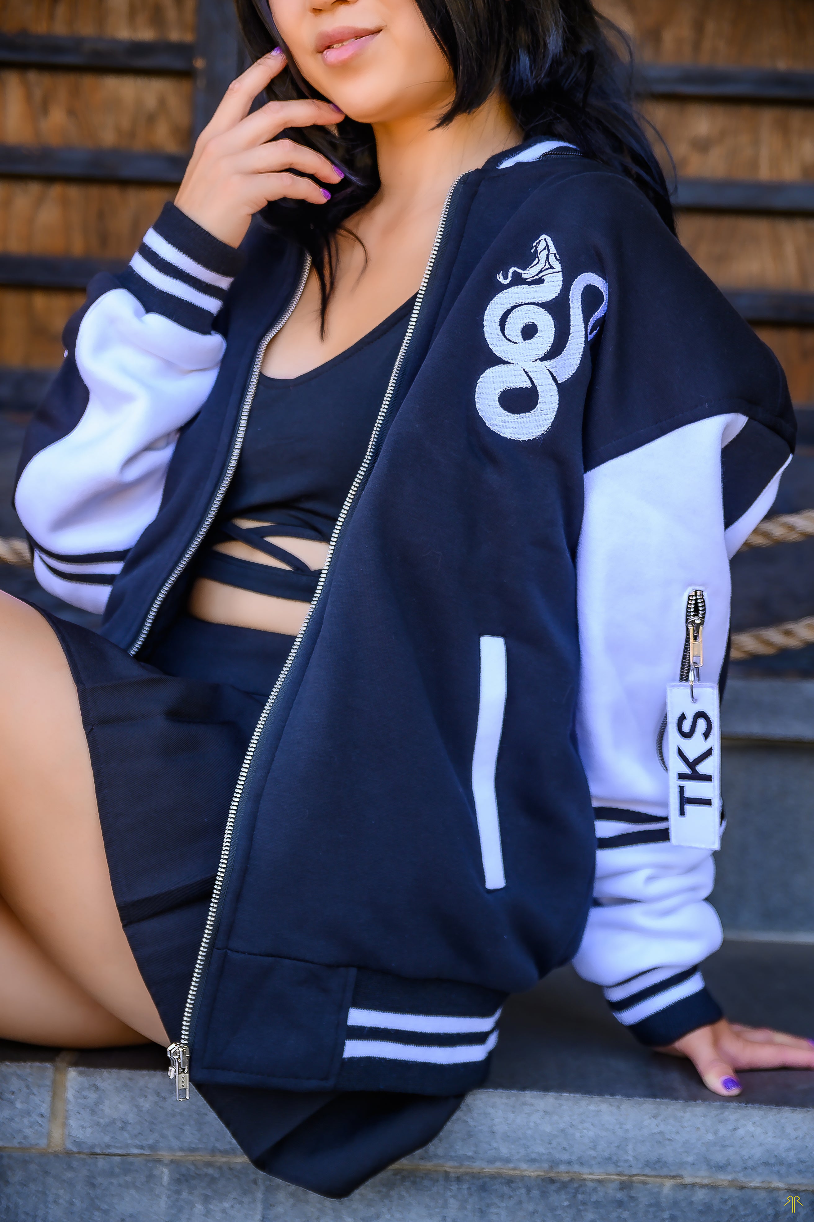 (PRE-ORDER) Hashira of Snakes Oversized Varsity